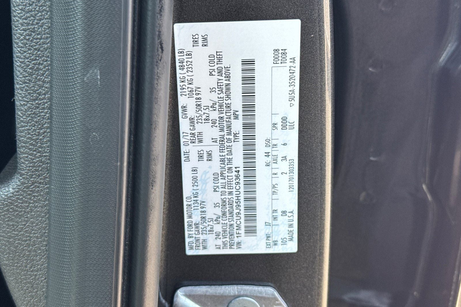 2017 Ford Escape Titanium
