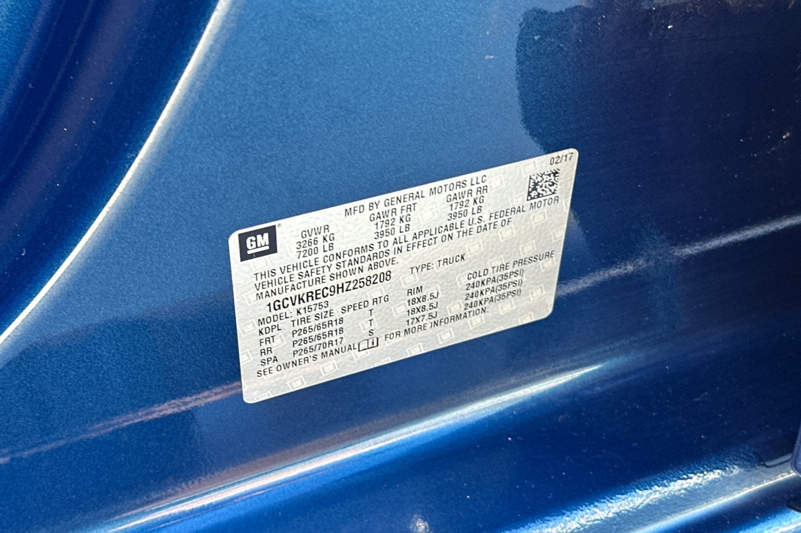 2017 Chevrolet Silverado 1500 LT LT2