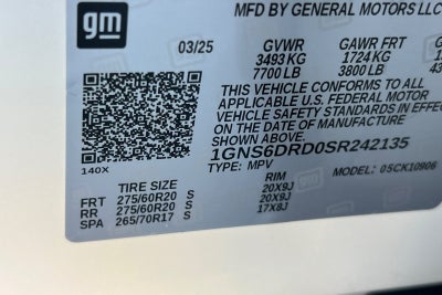 2025 Chevrolet Suburban Z71