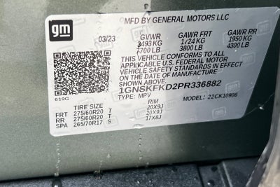 2023 Chevrolet Suburban Premier