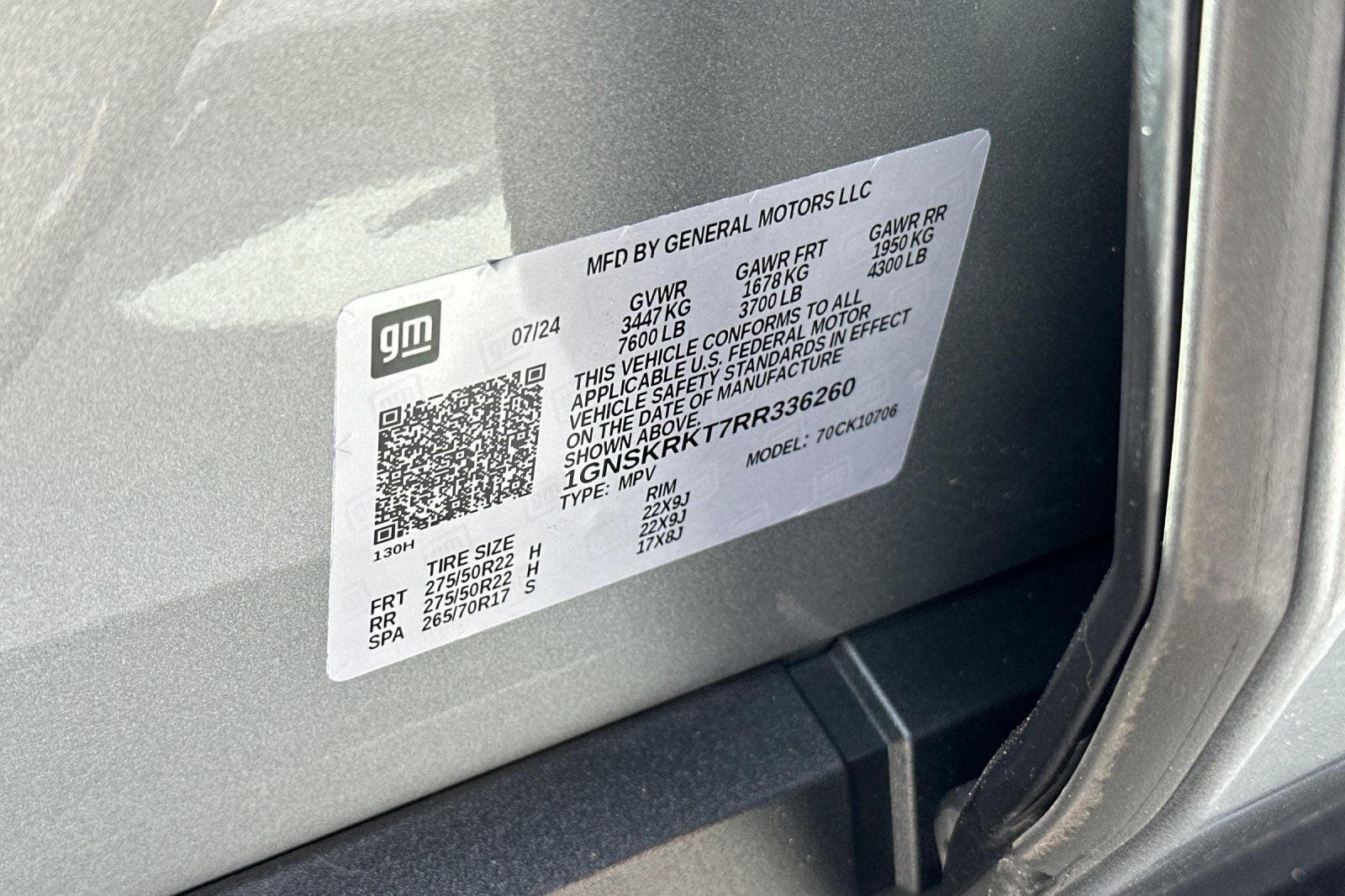 2024 Chevrolet Tahoe RST