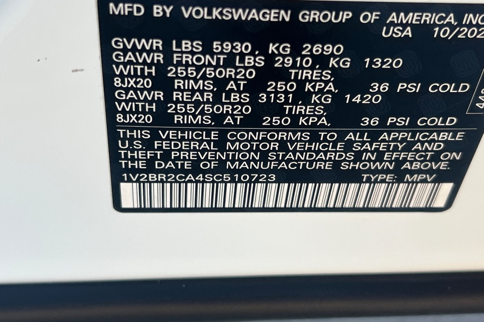 2025 Volkswagen Atlas 2.0T SEL