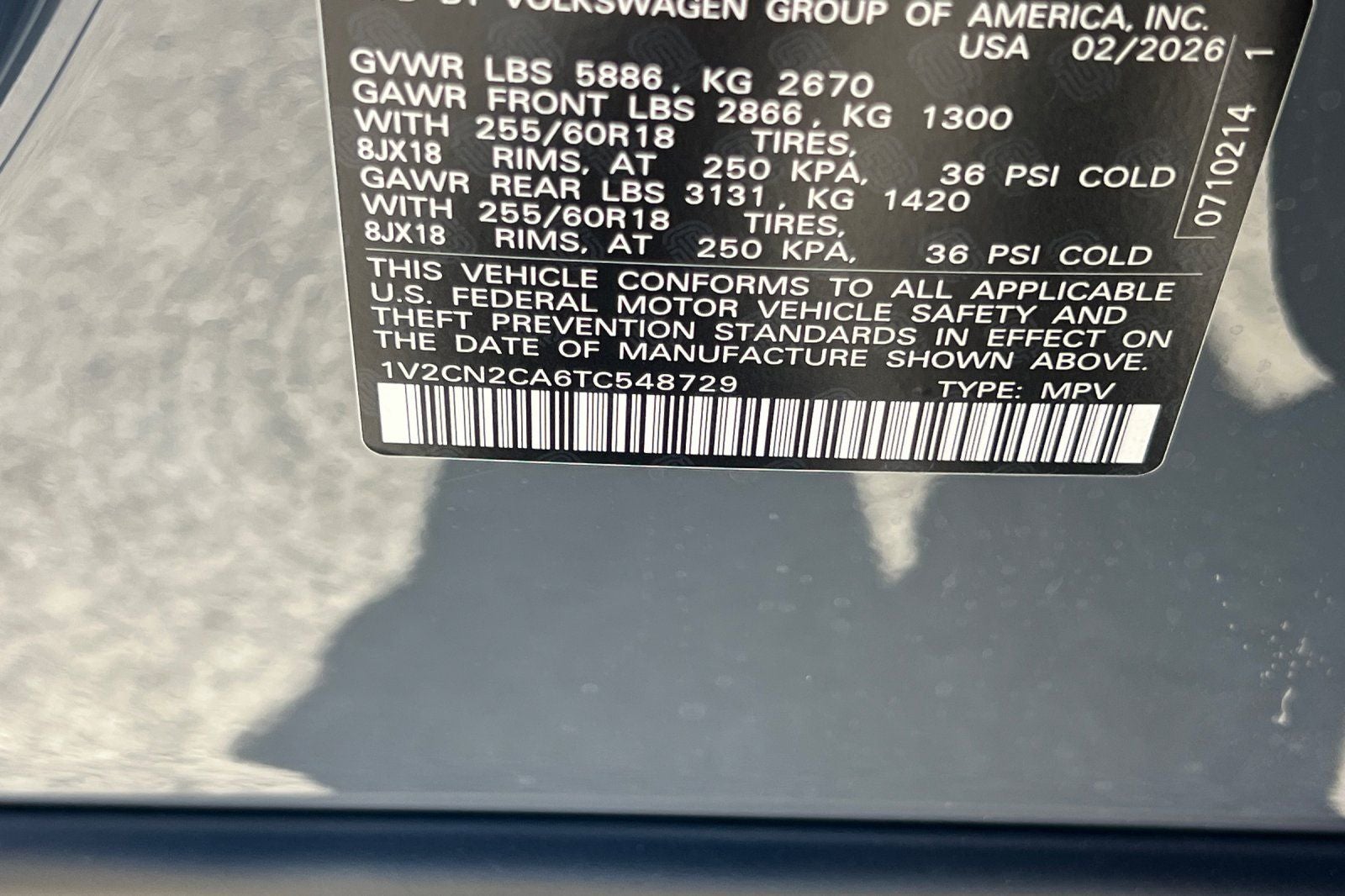 2026 Volkswagen Atlas 2.0T Peak Edition