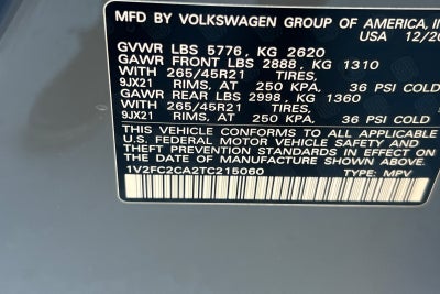 2026 Volkswagen Atlas Cross Sport 2.0T SEL Premium R-Line