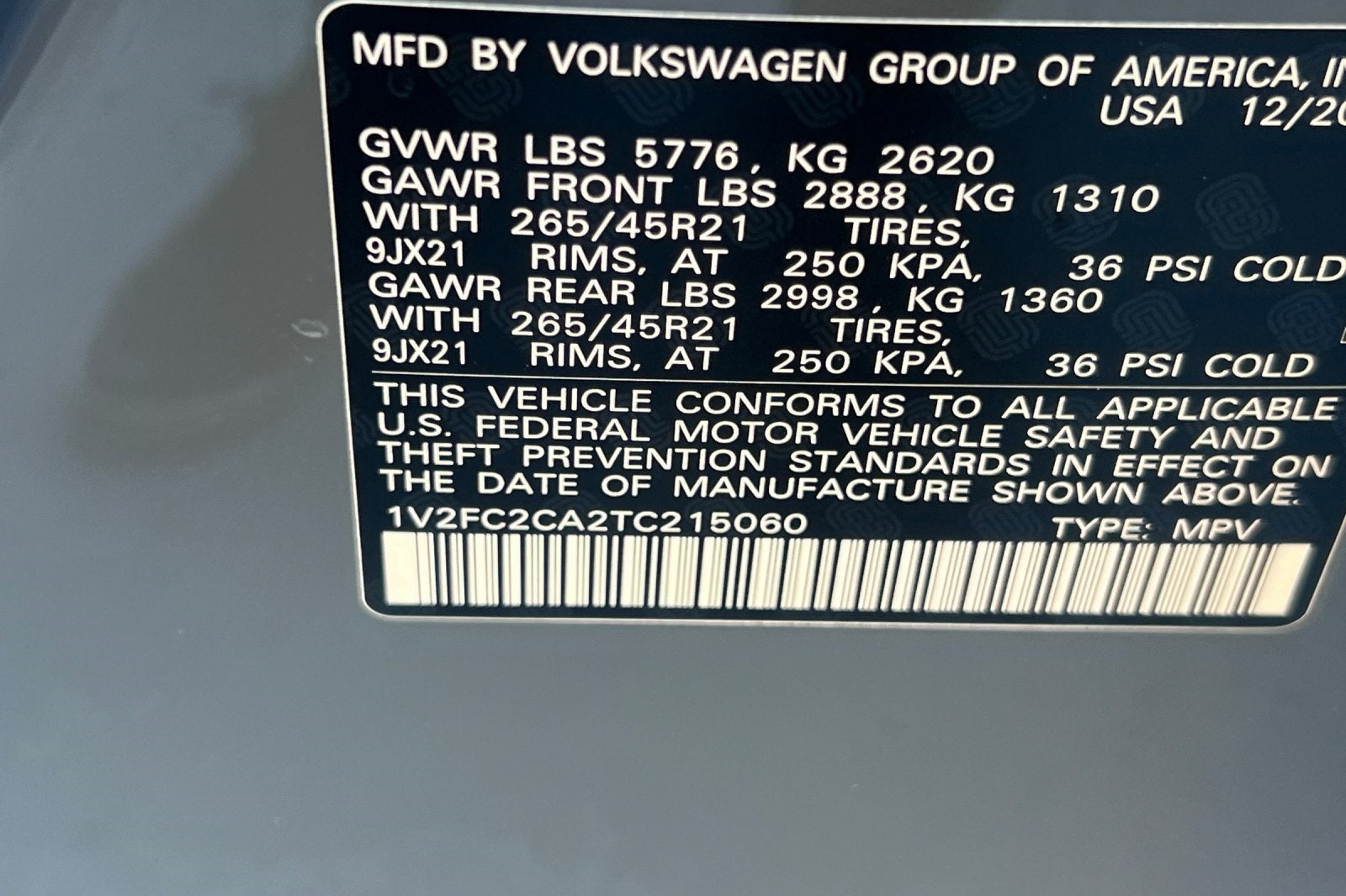 2026 Volkswagen Atlas Cross Sport 2.0T SEL Premium R-Line