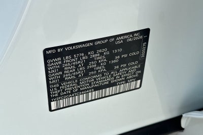 2026 Volkswagen Atlas Cross Sport 2.0T SEL Premium R-Line