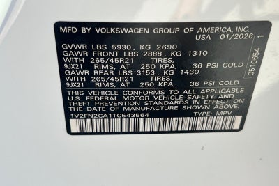 2026 Volkswagen Atlas 2.0T SEL Premium R-Line