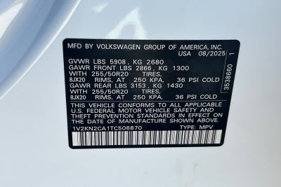 2026 Volkswagen Atlas 2.0T SE w/ Technology