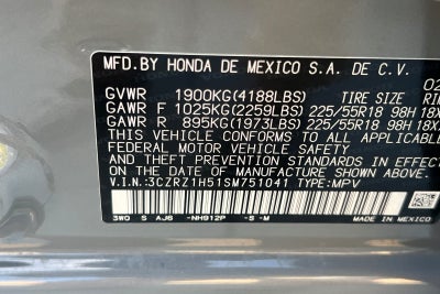 2025 Honda HR-V Sport