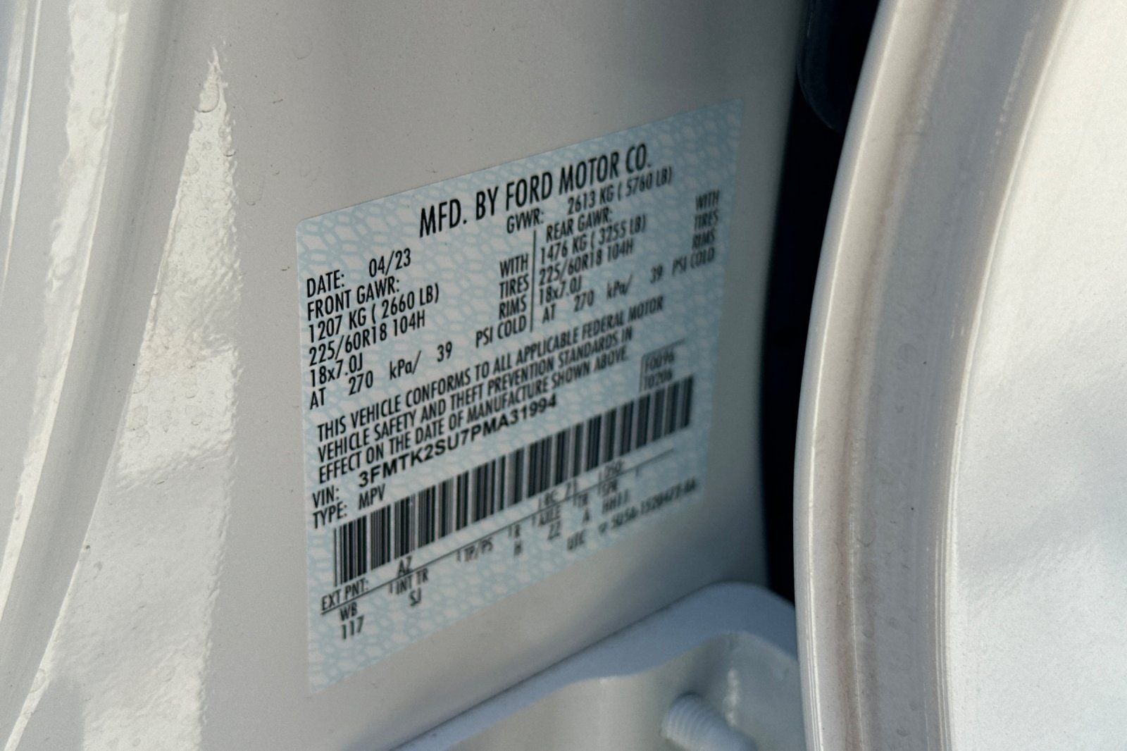 2023 Ford Mustang Mach-E California Route 1