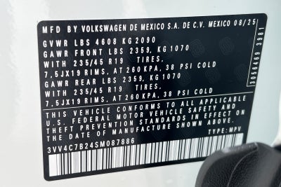 2025 Volkswagen Taos 1.5T SEL