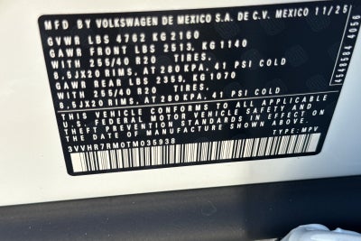 2026 Volkswagen Tiguan 2.0T SE R-Line Black