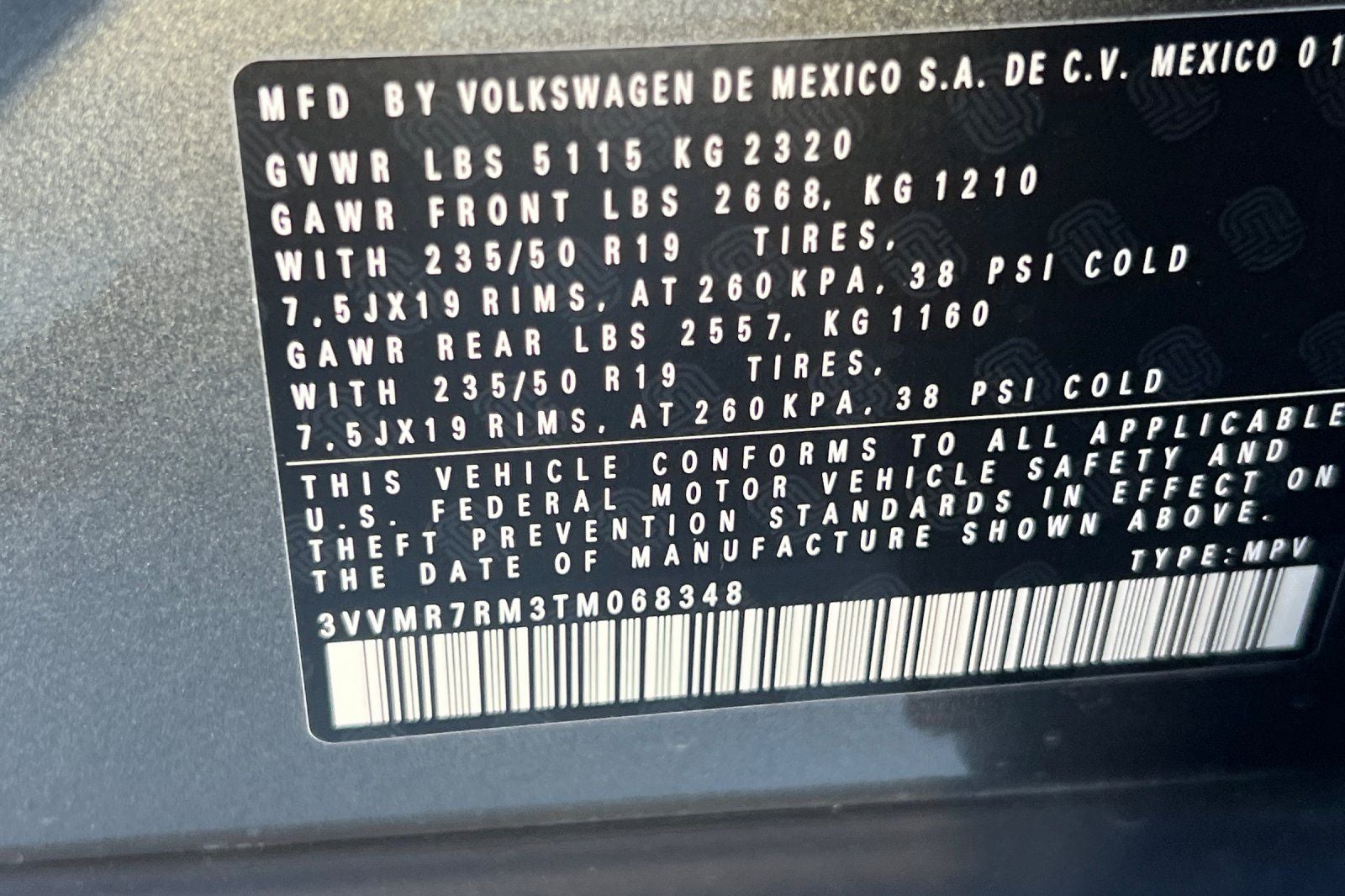 2026 Volkswagen Tiguan 2.0T SE