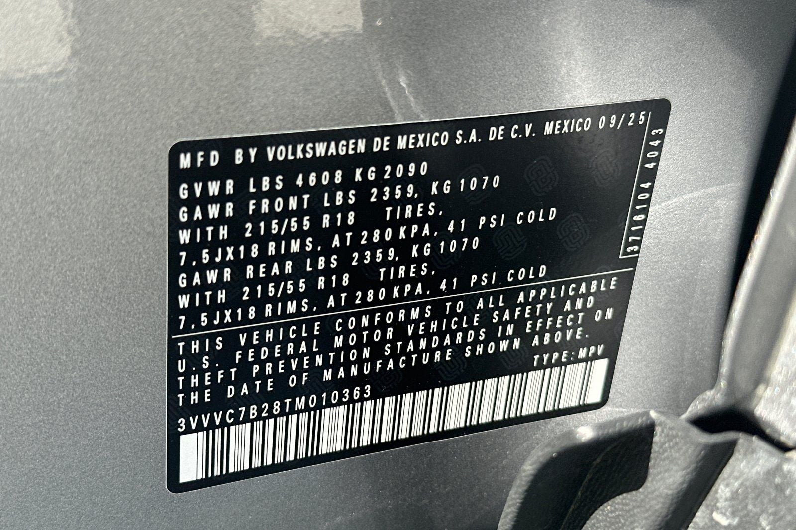 2026 Volkswagen Taos 1.5T SE