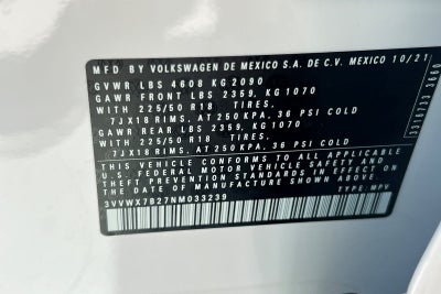 2022 Volkswagen Taos 1.5T SE