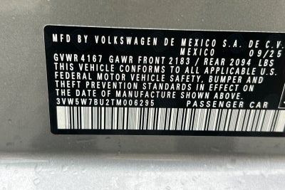 2026 Volkswagen Jetta 1.5T S