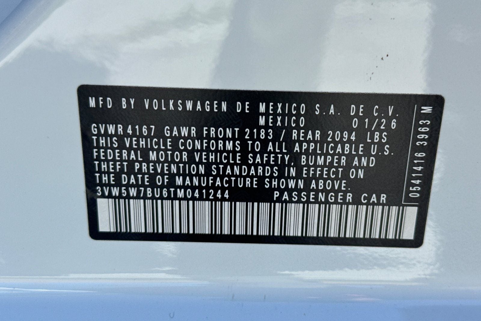 2026 Volkswagen Jetta 1.5T S