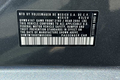 2026 Volkswagen Jetta 1.5T SE