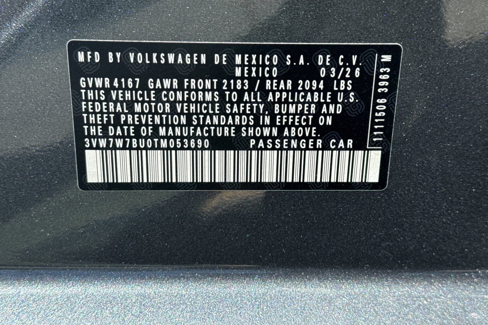 2026 Volkswagen Jetta 1.5T SE