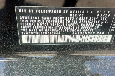 2026 Volkswagen Jetta 1.5T SE