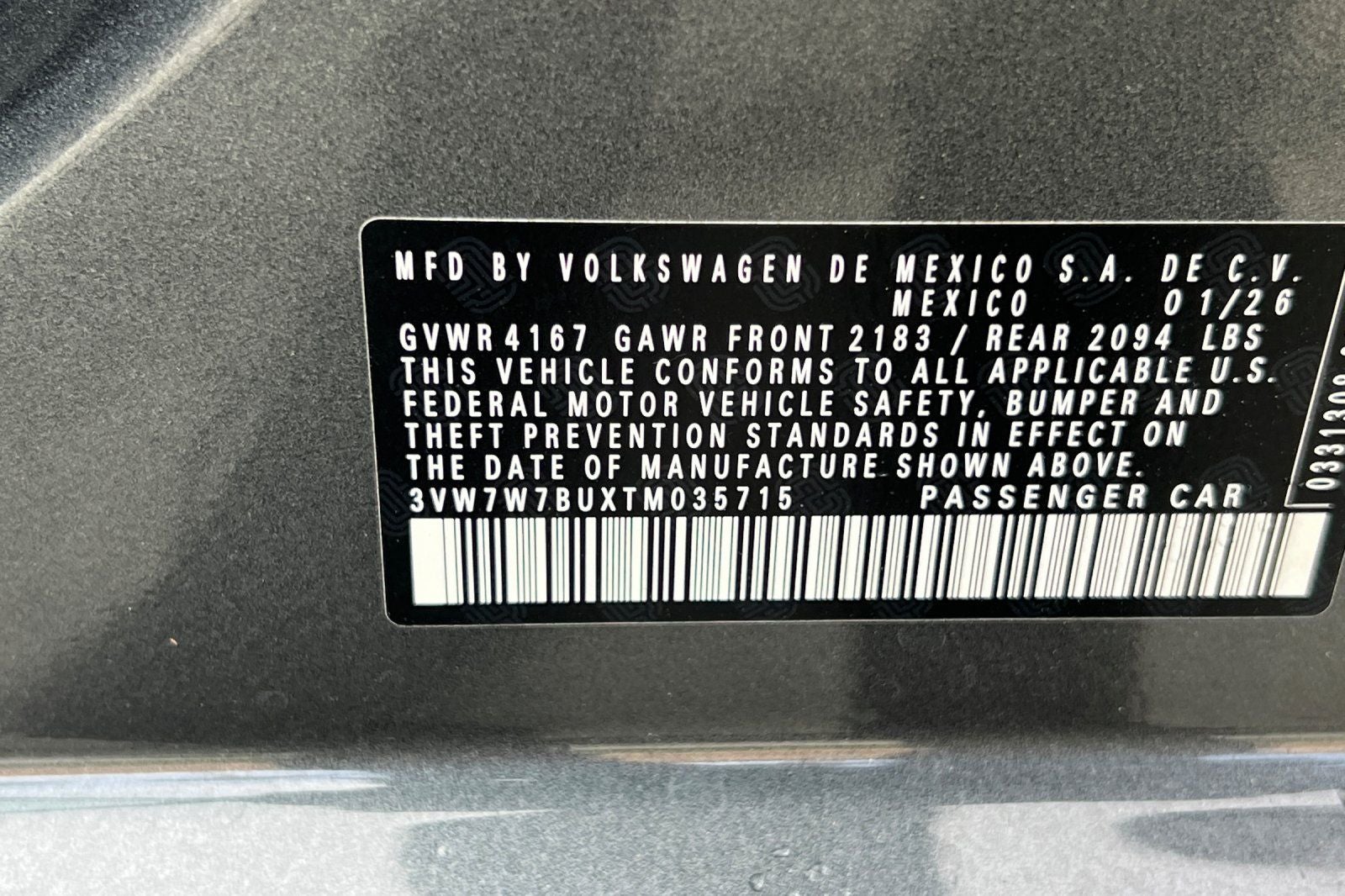 2026 Volkswagen Jetta 1.5T SE