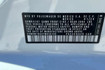 2026 Volkswagen Jetta 1.5T Sport