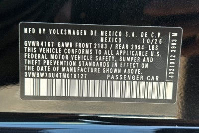 2026 Volkswagen Jetta 1.5T Sport