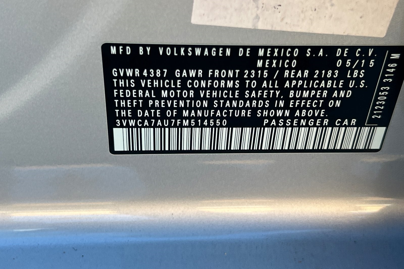 2015 Volkswagen Golf SportWagen Base