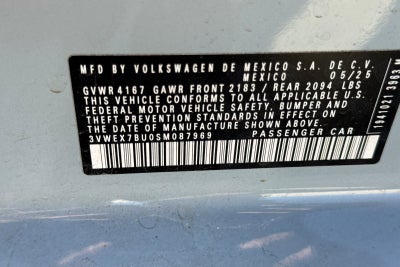 2025 Volkswagen Jetta 1.5T SE