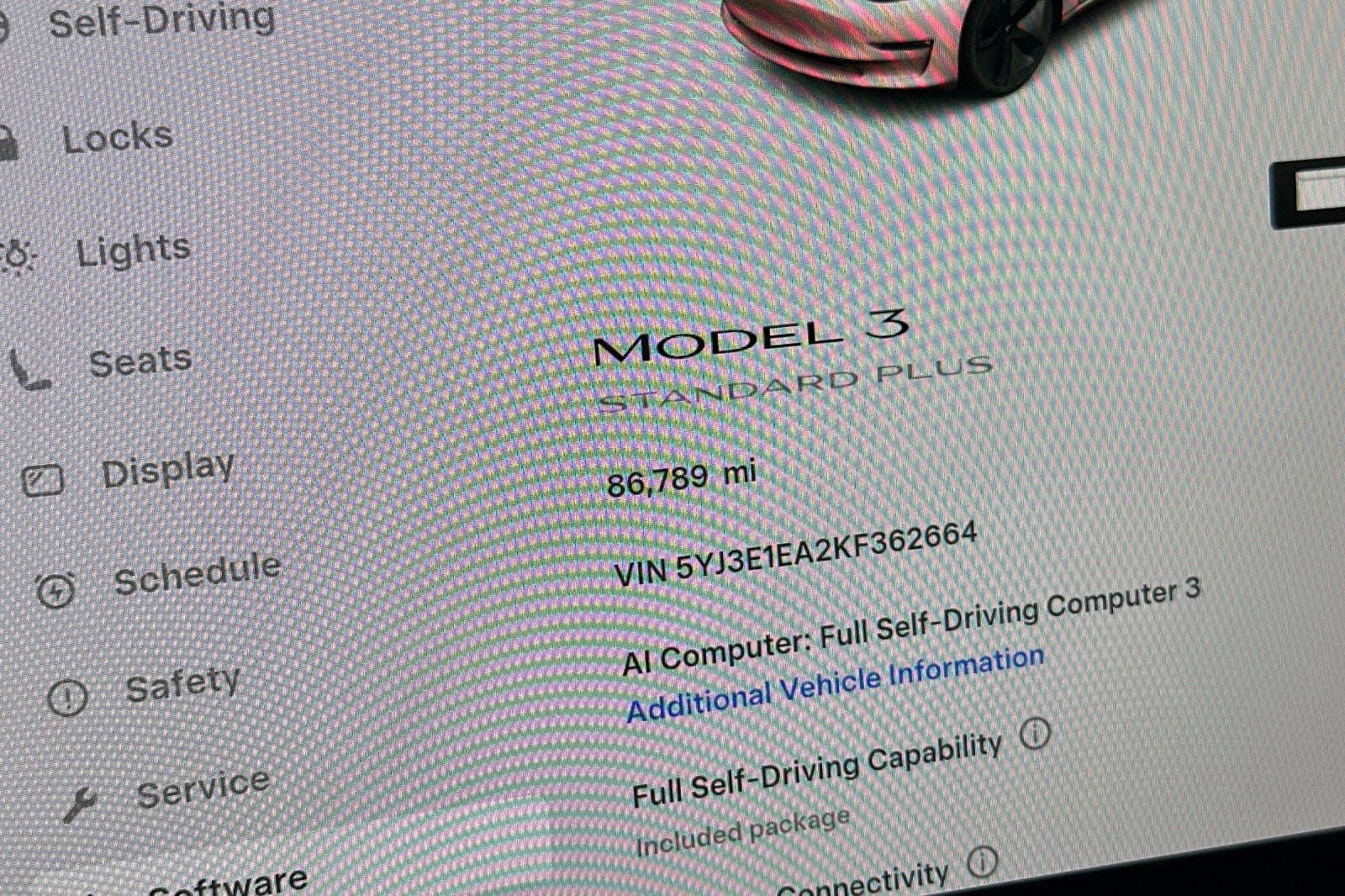 2019 Tesla Model 3 Standard Range Plus