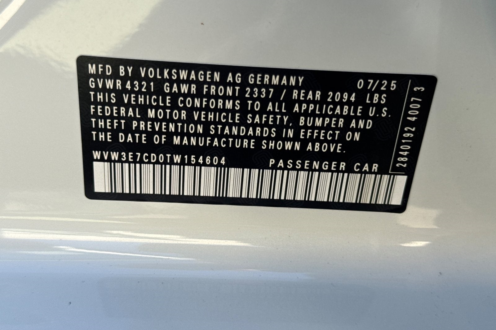 2026 Volkswagen Golf GTI 2.0T SE