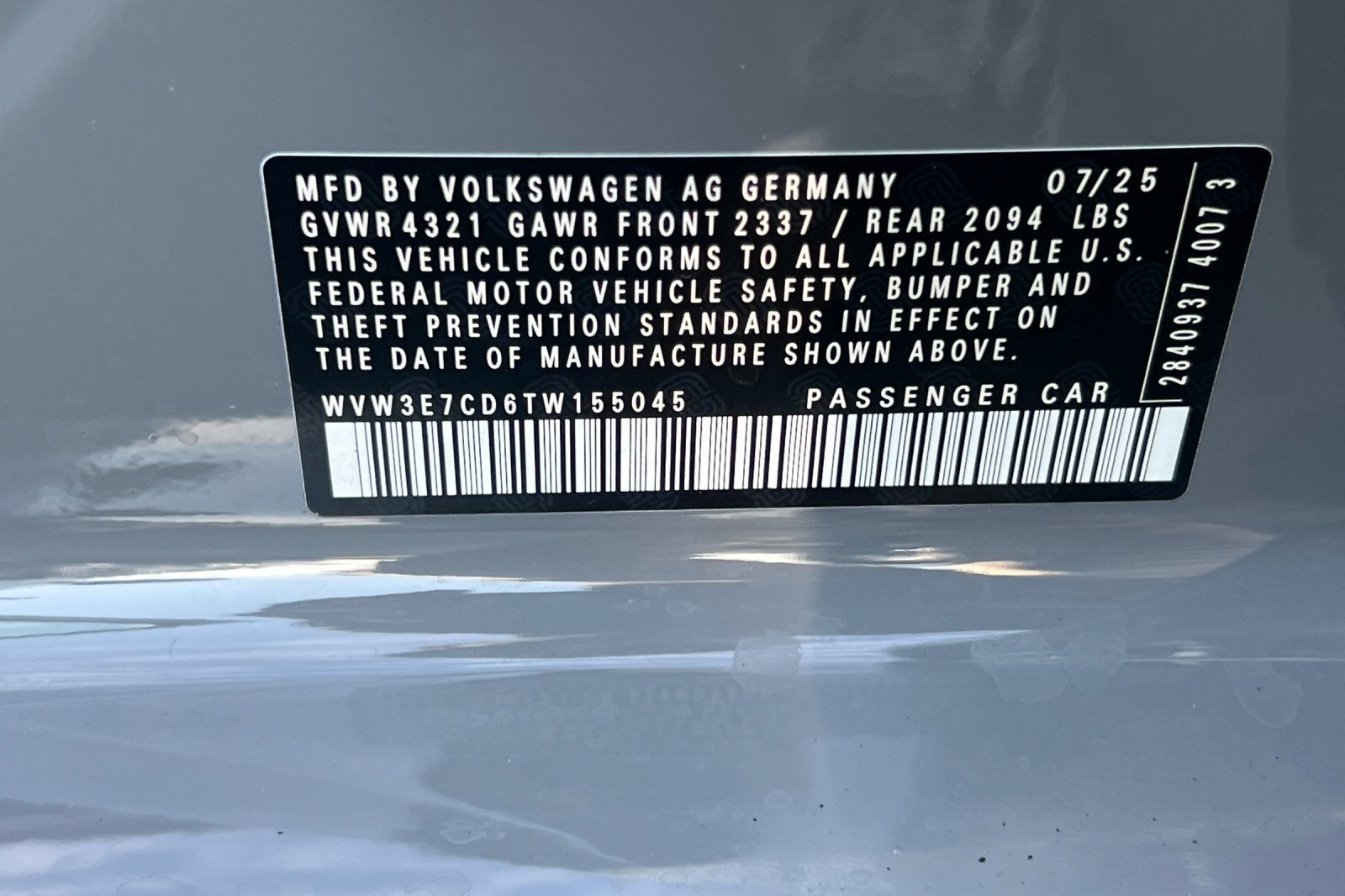 2026 Volkswagen Golf GTI 2.0T SE