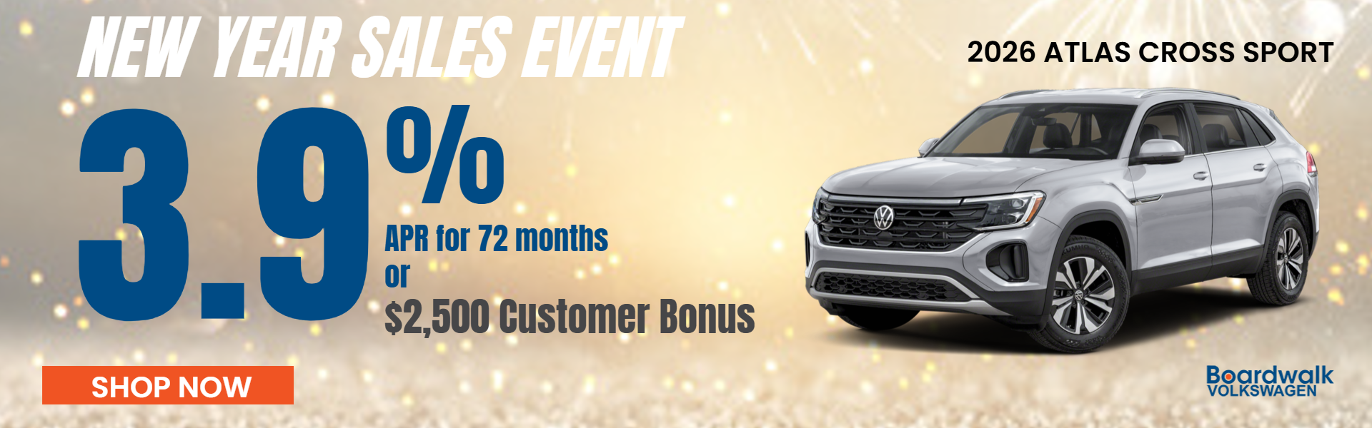 2026 ATLAS CROSS SPORT OFFERS AT BOARDWALK VOLKSWAGEN