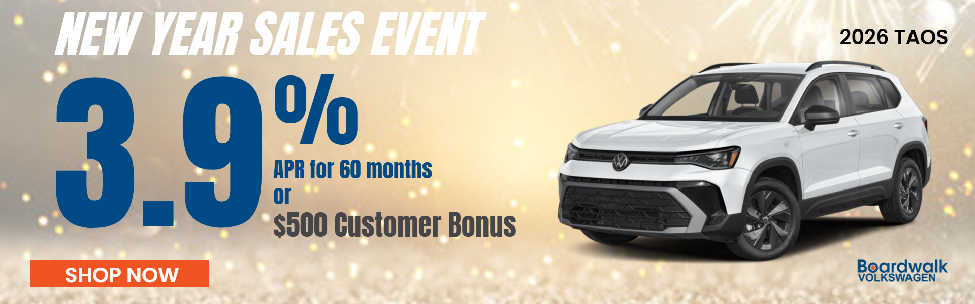 2026 TAOS OFFERS AT BOARDWALK VOLKSWAGEN