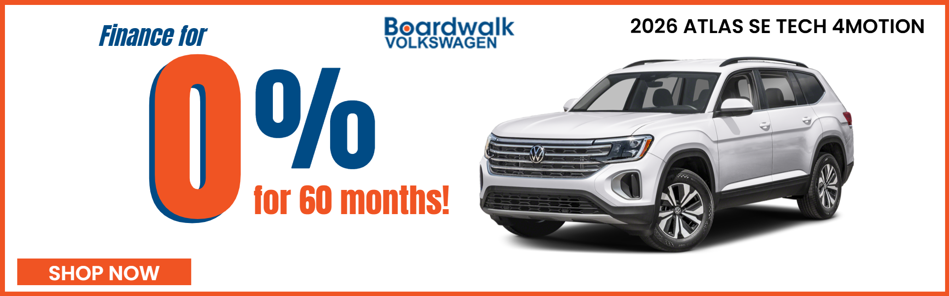 ATLAS OFFER FROM BOARDWALK VOLKSWAGEN