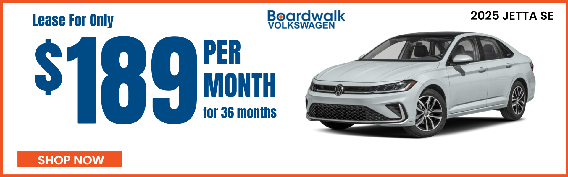 JETTA OFFER FROM BOARDWALK VOLKSWAGEN