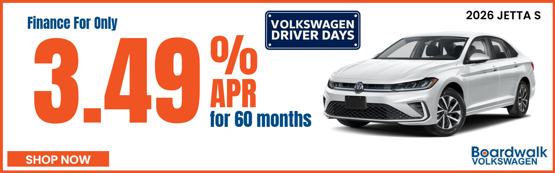 JETTA OFFER FROM BOARDWALK VOLKSWAGEN