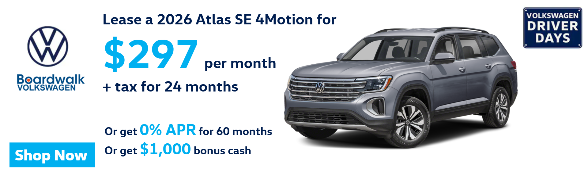 2026 Volkswagen Atlas