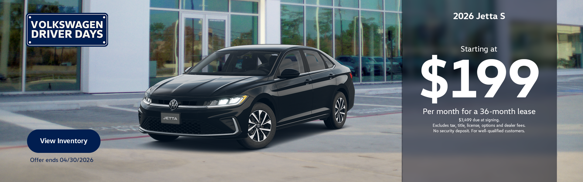 New 2026 Jetta Lease Offer from Boardwalk Volkswagen