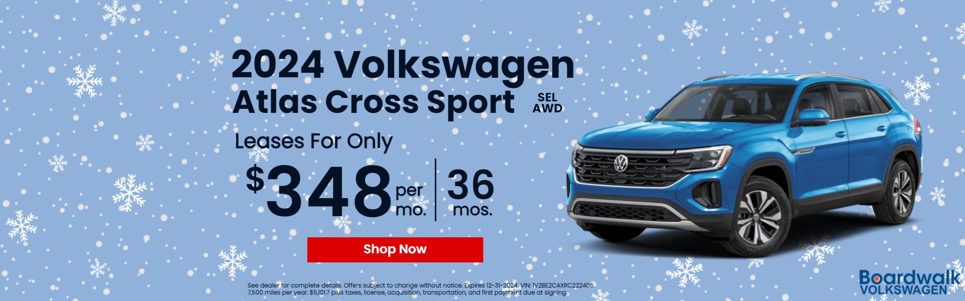 2024 Atlas Cross Sport Lease Offer