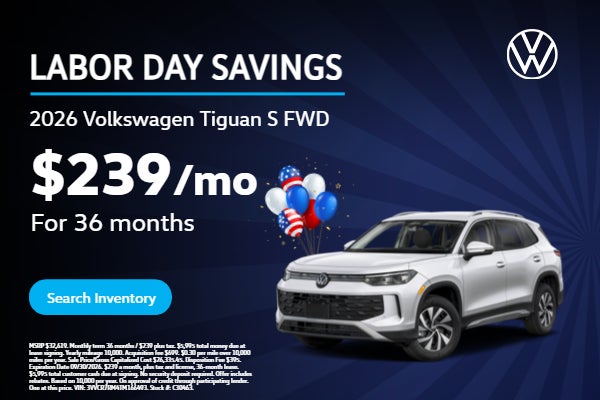 $239/mo for 36 Months – Vehicle Lease