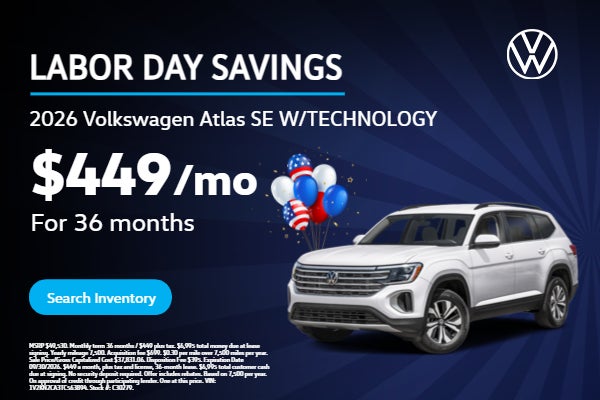 $449/mo for 36 Months – Vehicle Lease